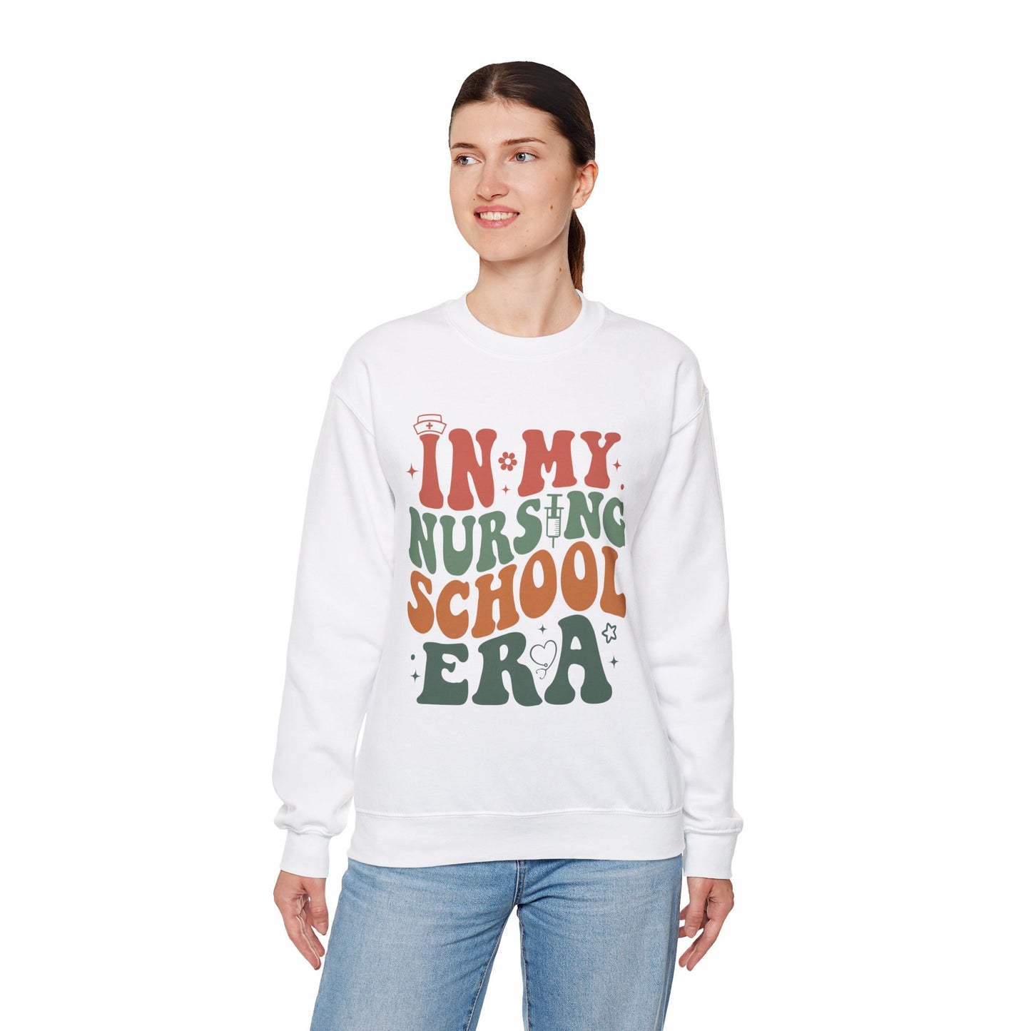 Inspirational Nursing School Sweatshirt - Unisex Heavy Blend Crewneck