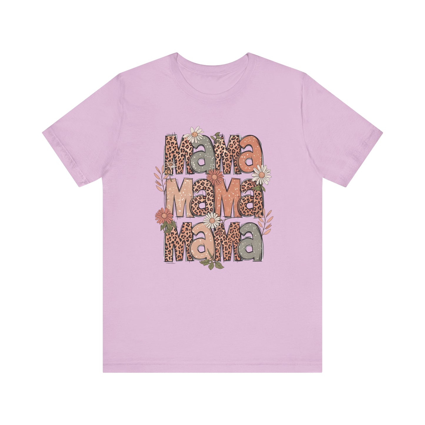 Floral Mama T-Shirt - Unisex Jersey Short Sleeve Tee for Mother's Day