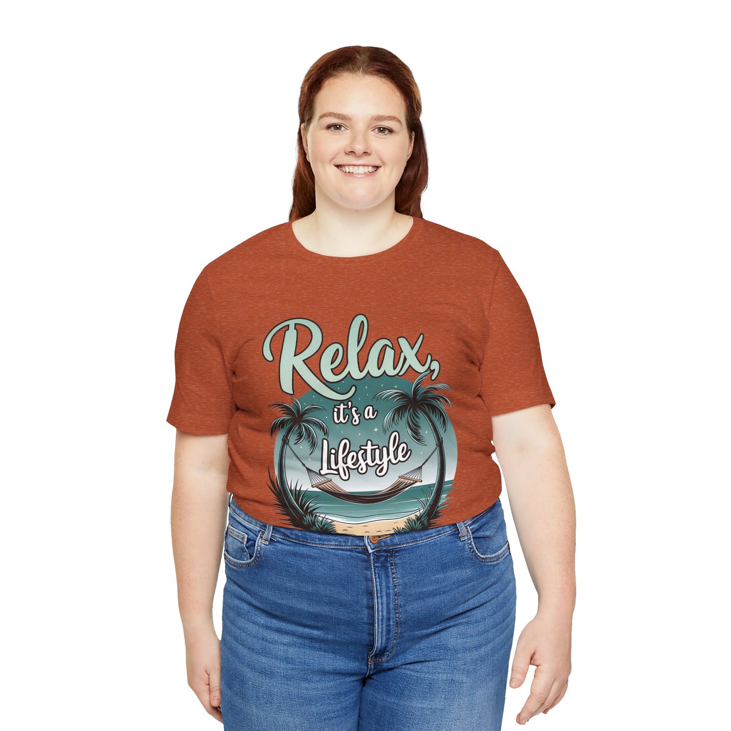 Relax, It's a Lifestyle Unisex Jersey Tee - Perfect for Beach Lovers & Vacation Vibes