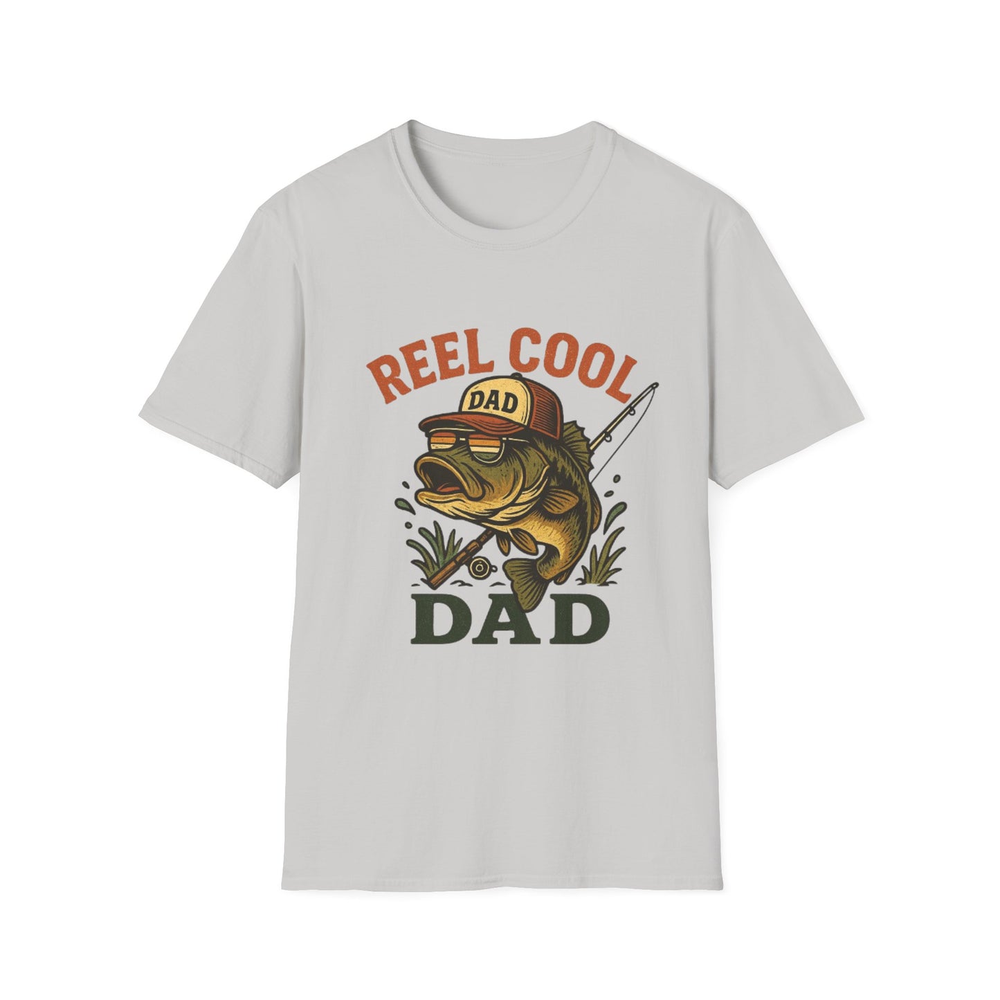Reel Cool Dad T-Shirt | Fishing Gift, Father's Day Tee