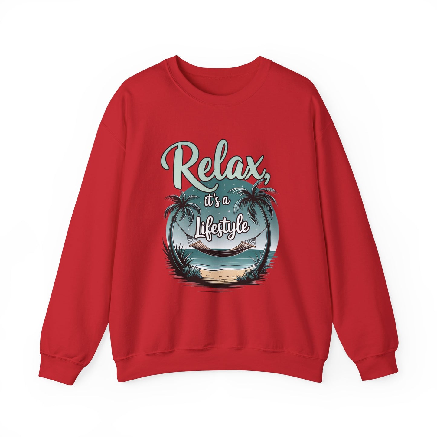 Relax Beach Vibe Unisex Crewneck Sweatshirt