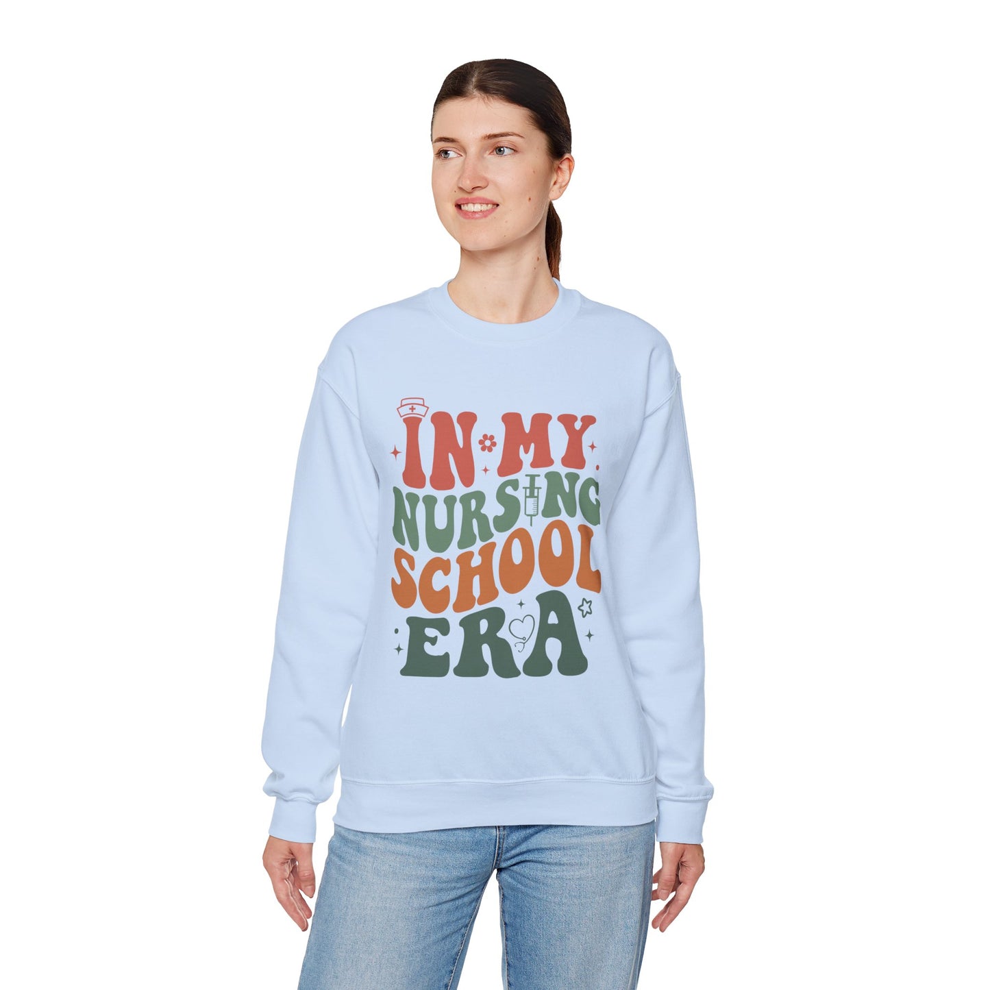 Inspirational Nursing School Sweatshirt - Unisex Heavy Blend Crewneck