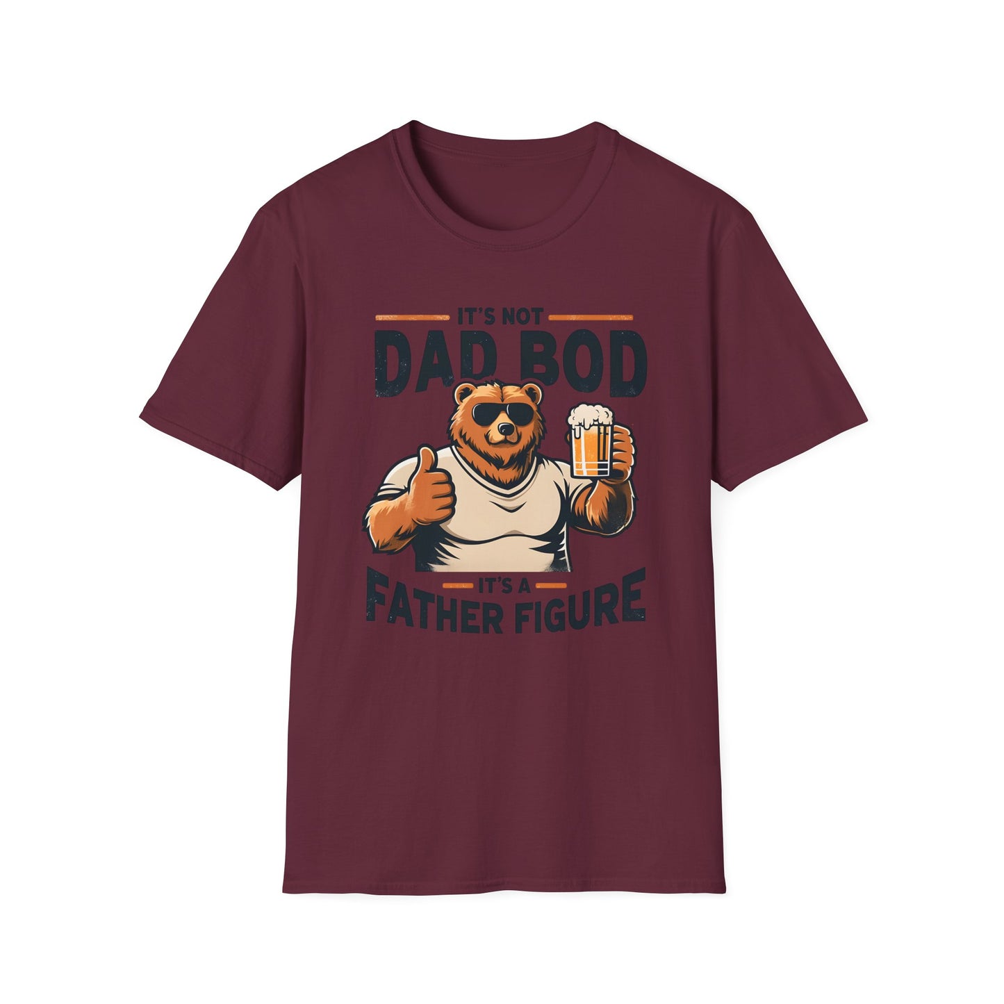 Fun Father Figure T-Shirt, Dad Bod Tee, Gift for Dads, Father's Day Gift