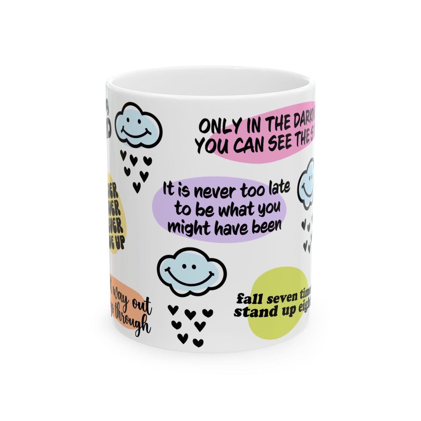 Motivational Ceramic Mug | Inspirational Quotes & Uplifting Design | 11oz & 15oz