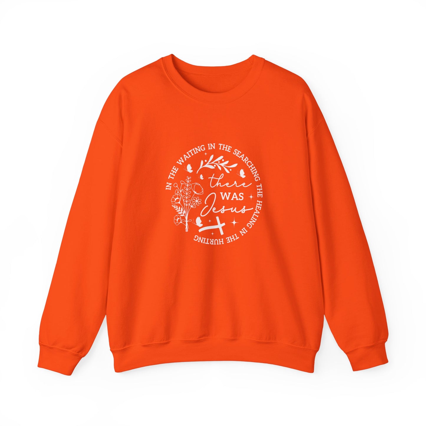 Faith & Comfort Crewneck Sweatshirt - 'In the Waiting' Design