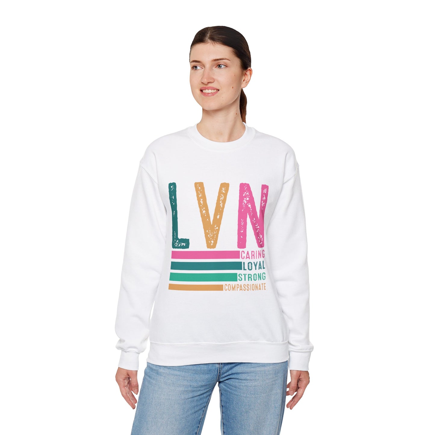 Caring LVN Unisex Sweatshirt - Strong and Loyal Crewneck