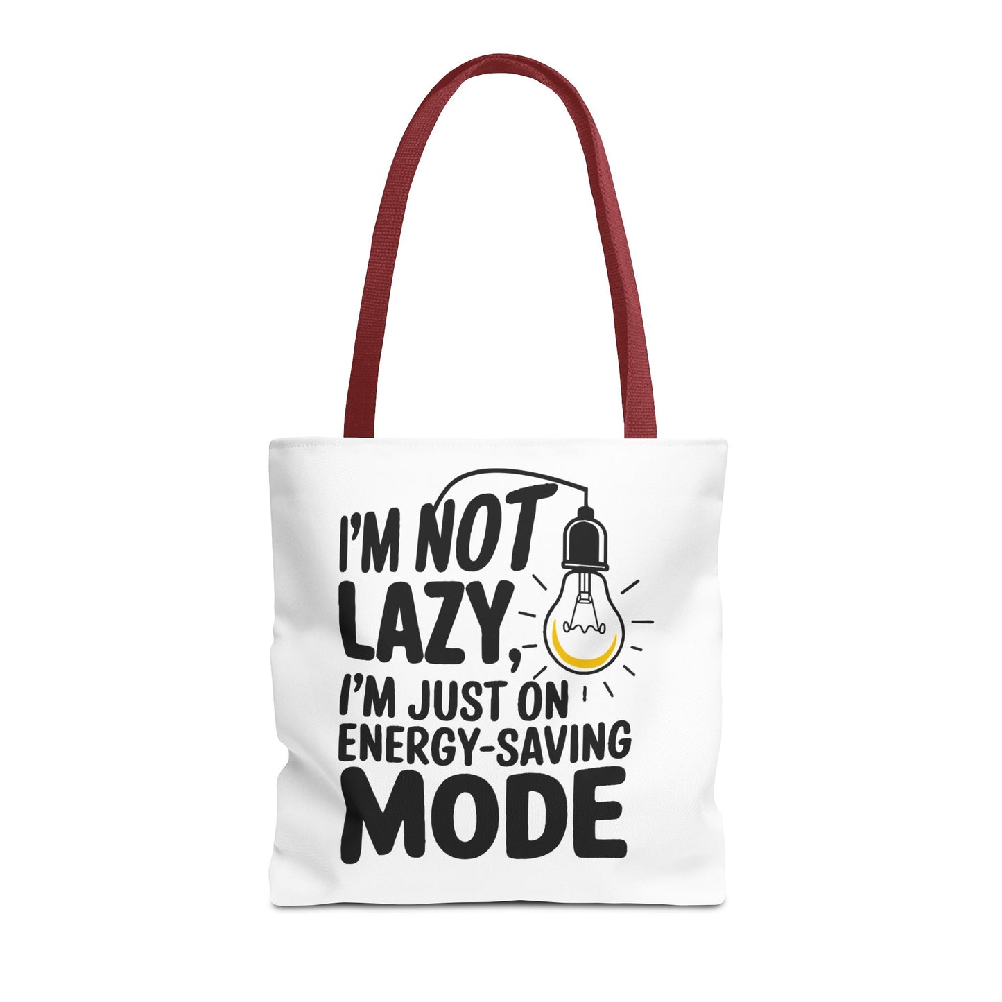 Funny Energy-Saving Mode Tote Bag - Ideal Gift for Relaxed Individuals