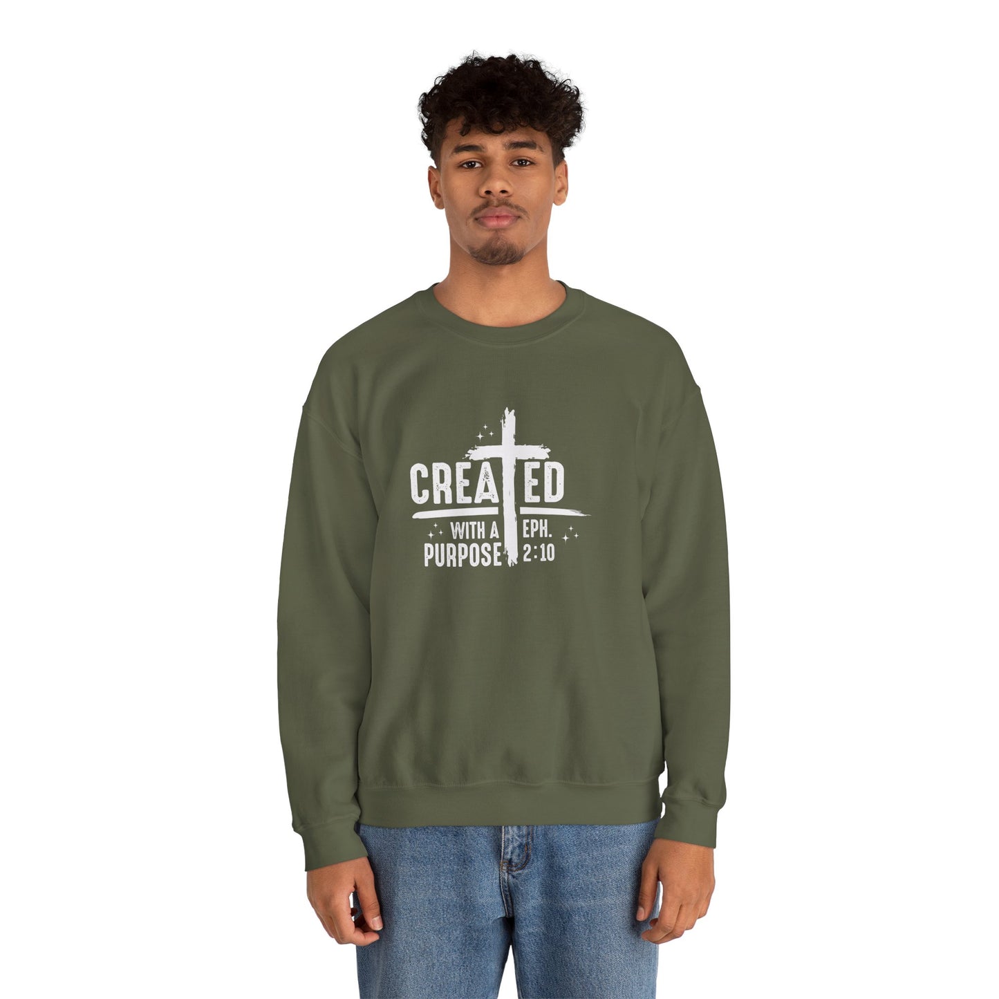 Created with a Purpose Unisex Heavy Blend™ Crewneck Sweatshirt