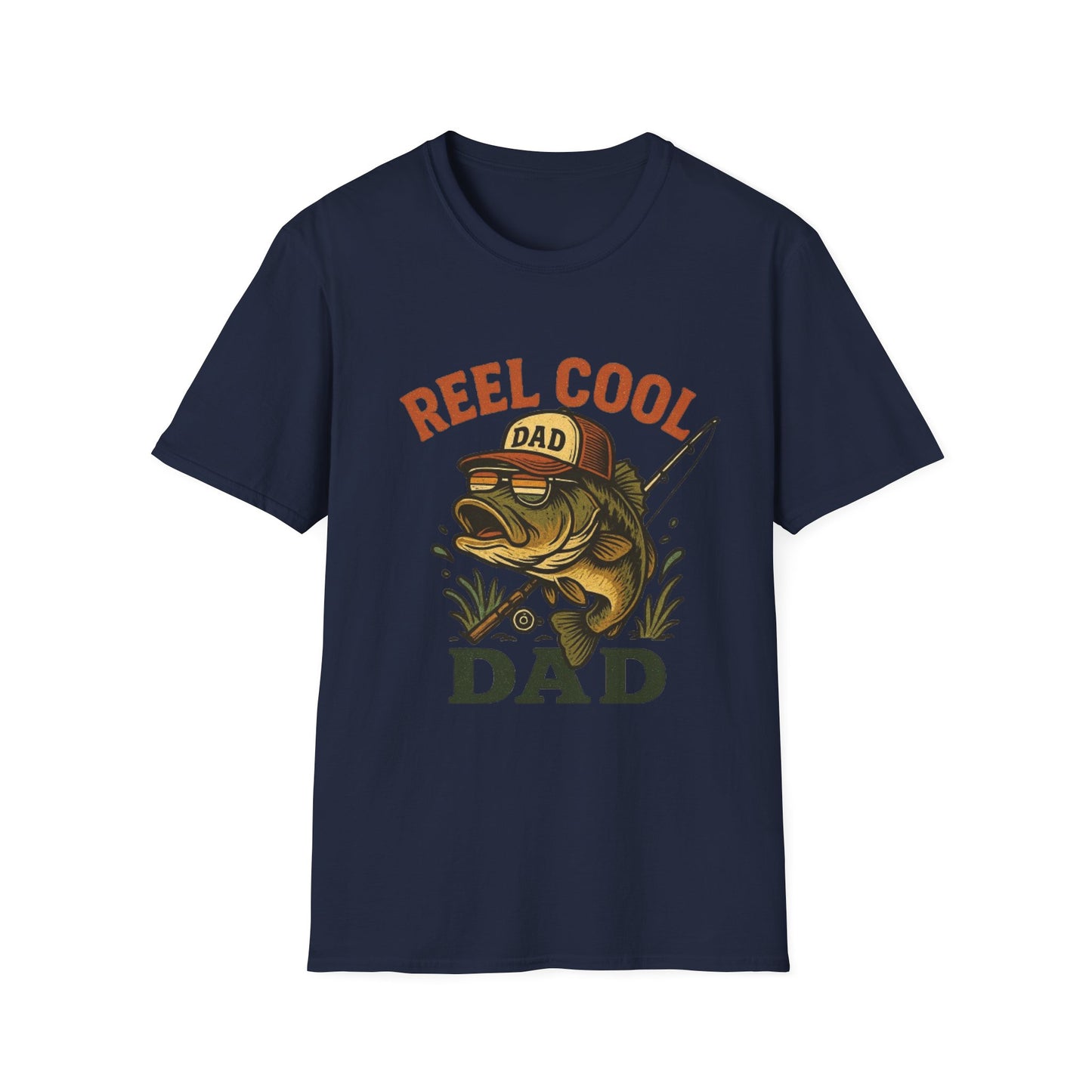 Reel Cool Dad T-Shirt | Fishing Gift, Father's Day Tee