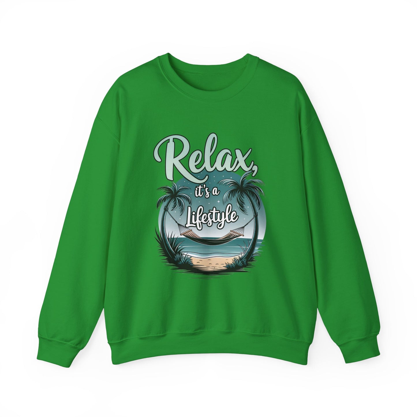 Relax Beach Vibe Unisex Crewneck Sweatshirt