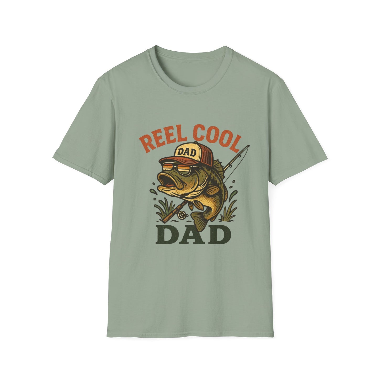 Reel Cool Dad T-Shirt | Fishing Gift, Father's Day Tee