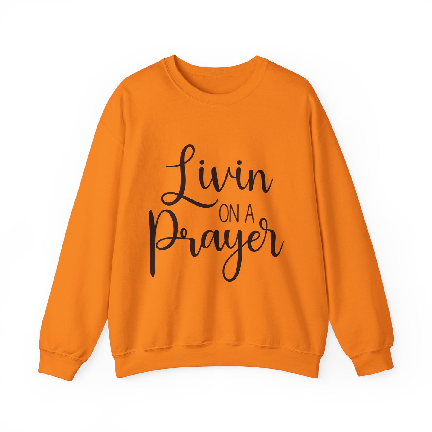 Livin' on a Prayer Crewneck Sweatshirt - Unisex Heavy Blend™