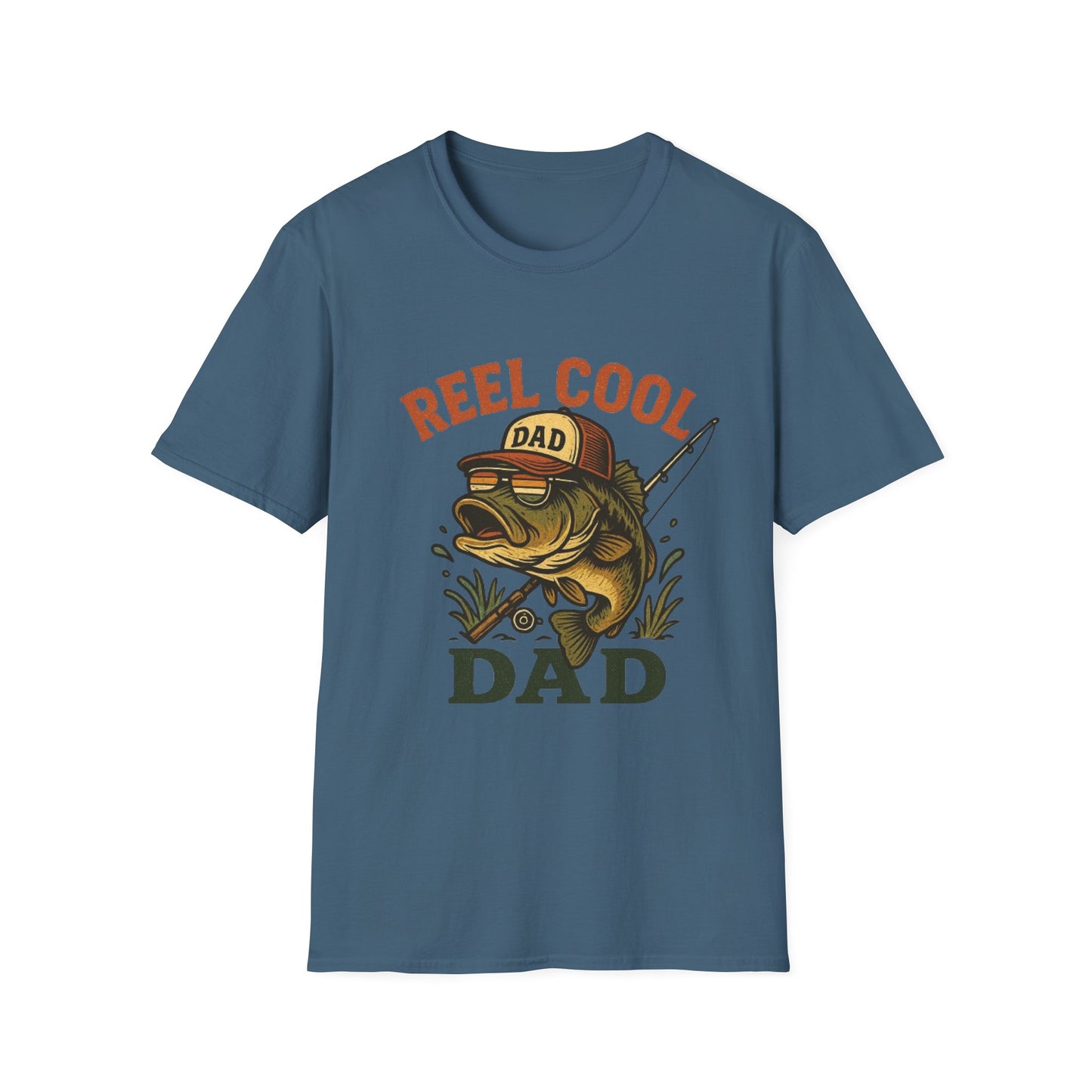 Reel Cool Dad T-Shirt | Fishing Gift, Father's Day Tee