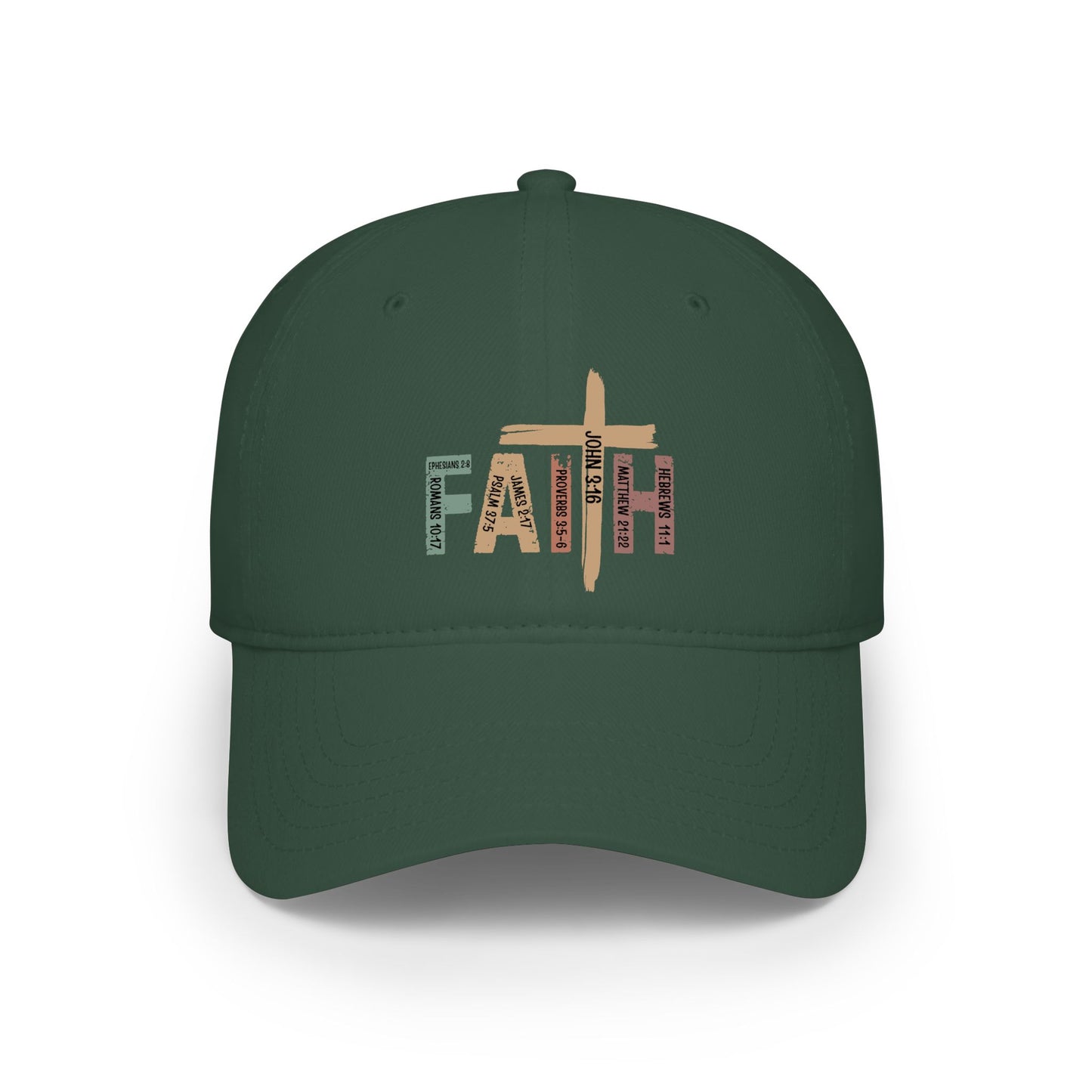 Faith Cross Baseball Cap — Christian Religious Hat