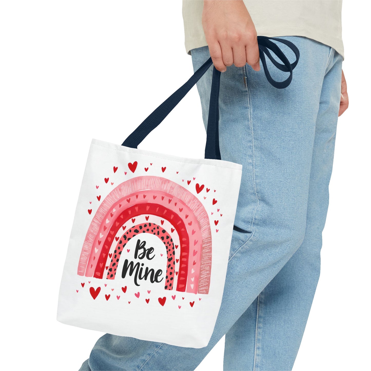 Be Mine Rainbow Tote Bag - Love and Friendship Gift