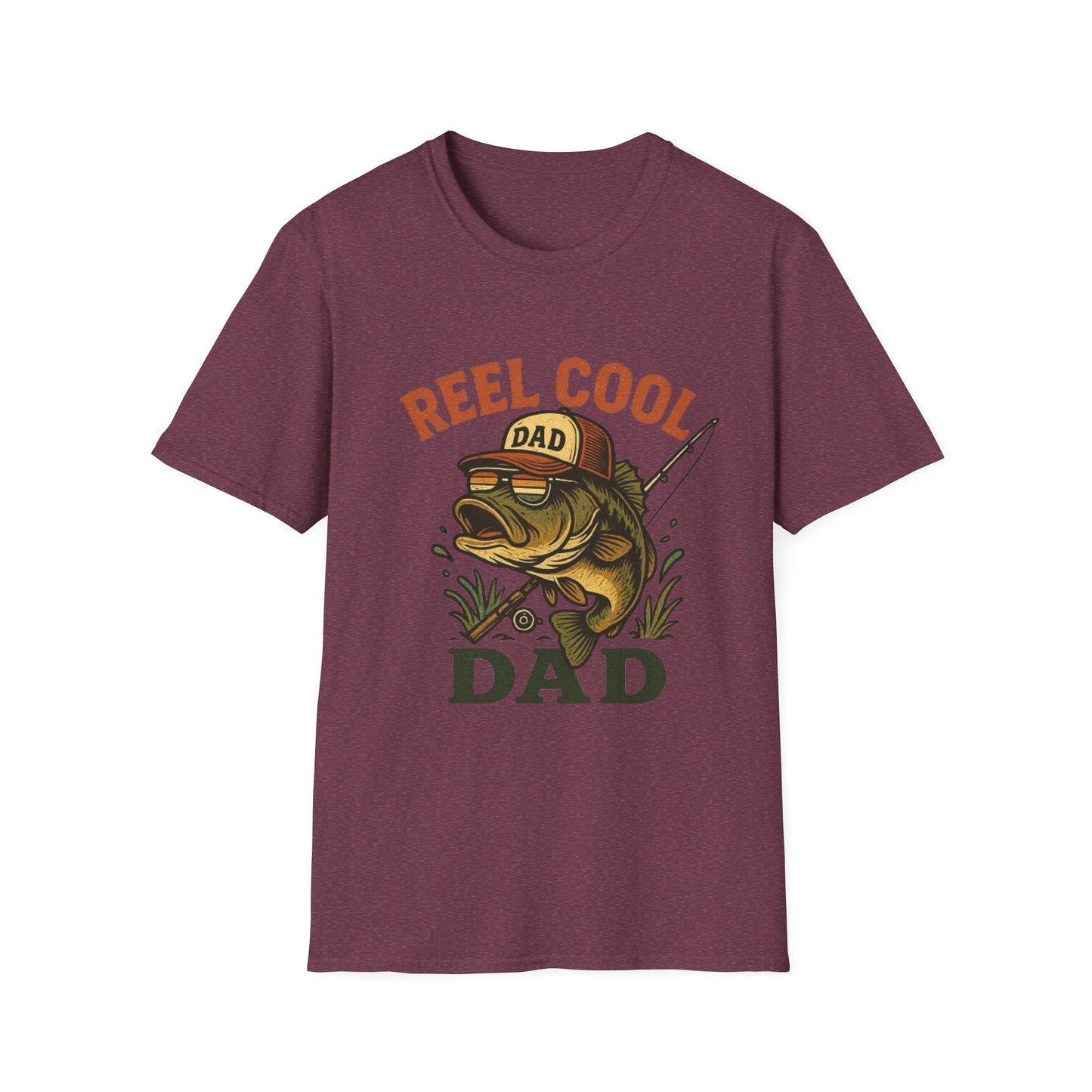 Reel Cool Dad T-Shirt | Fishing Gift, Father's Day Tee