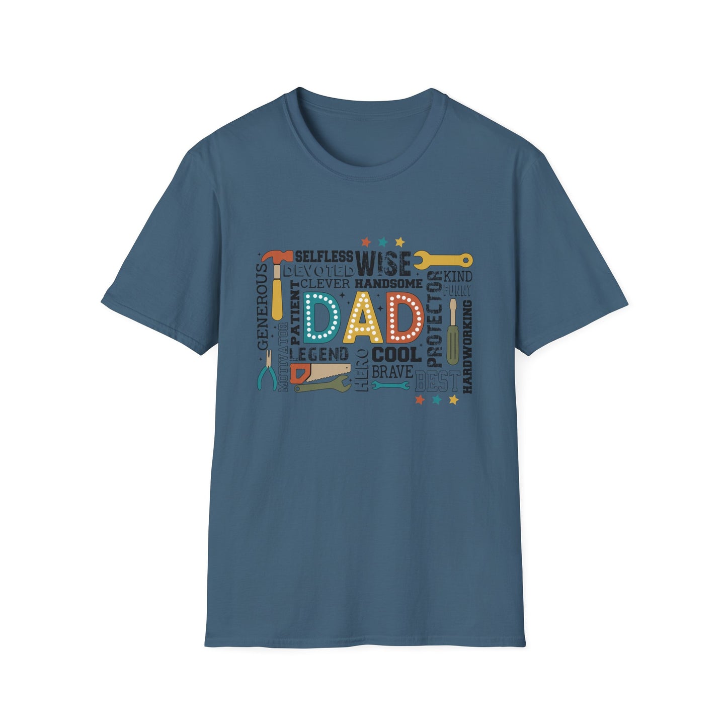 Father's Day Tribute T-Shirt, Dad Shirt Gift, Unisex Tee, Casual Wear for Dads