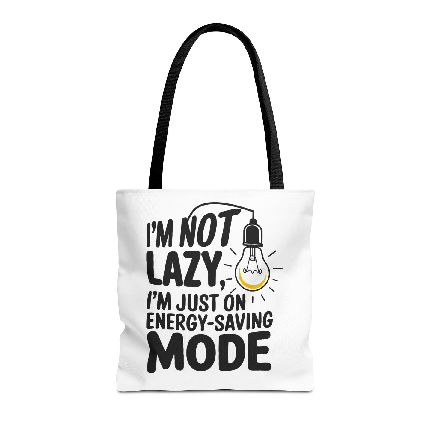Funny Energy-Saving Mode Tote Bag - Ideal Gift for Relaxed Individuals