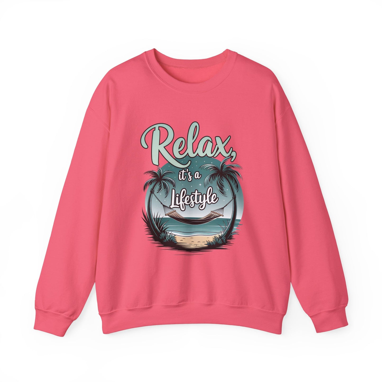 Relax Beach Vibe Unisex Crewneck Sweatshirt
