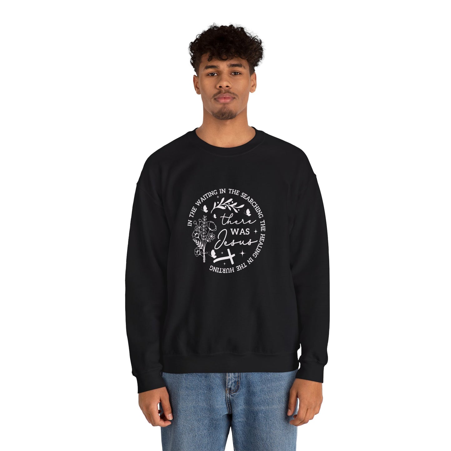Faith & Comfort Crewneck Sweatshirt - 'In the Waiting' Design