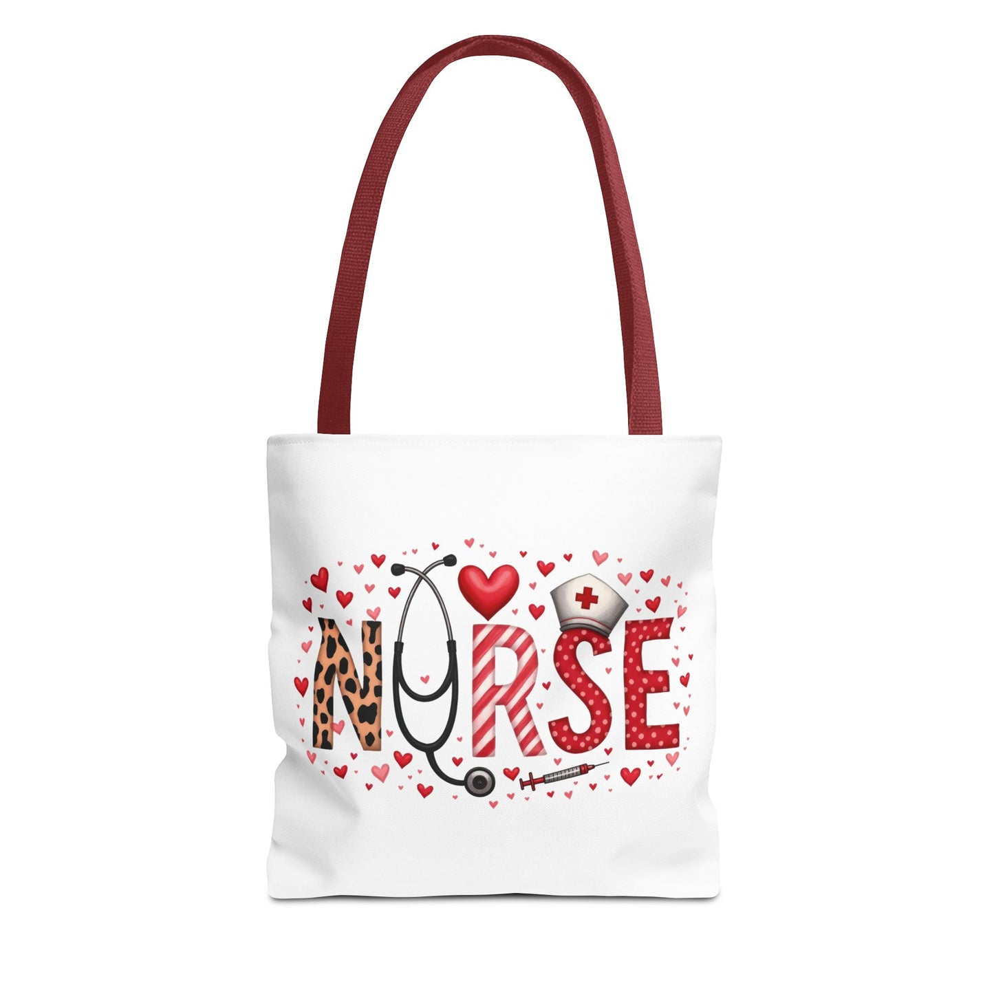 Cute Nurse Tote Bag - Heart Design - Perfect Gift for Nurses