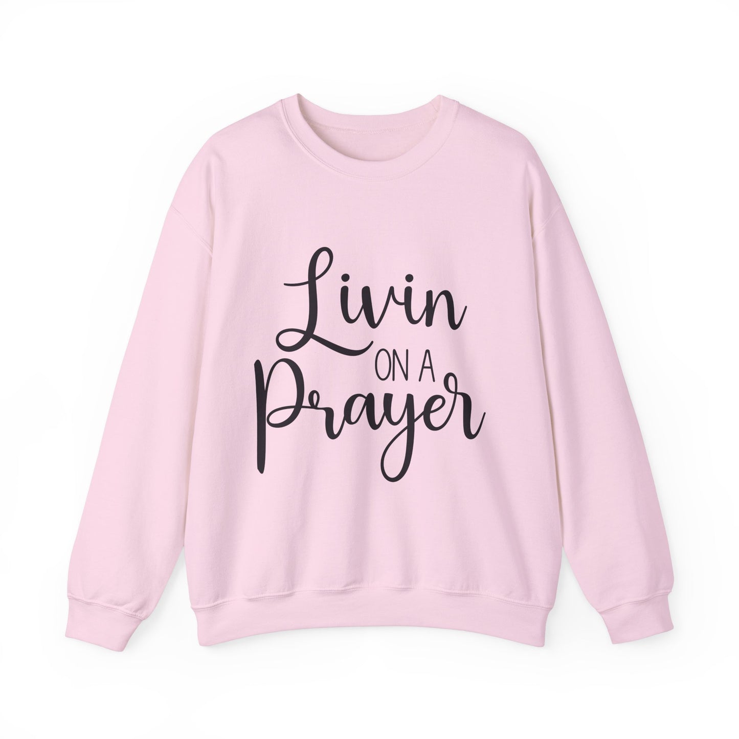 Livin' on a Prayer Crewneck Sweatshirt - Unisex Heavy Blend™