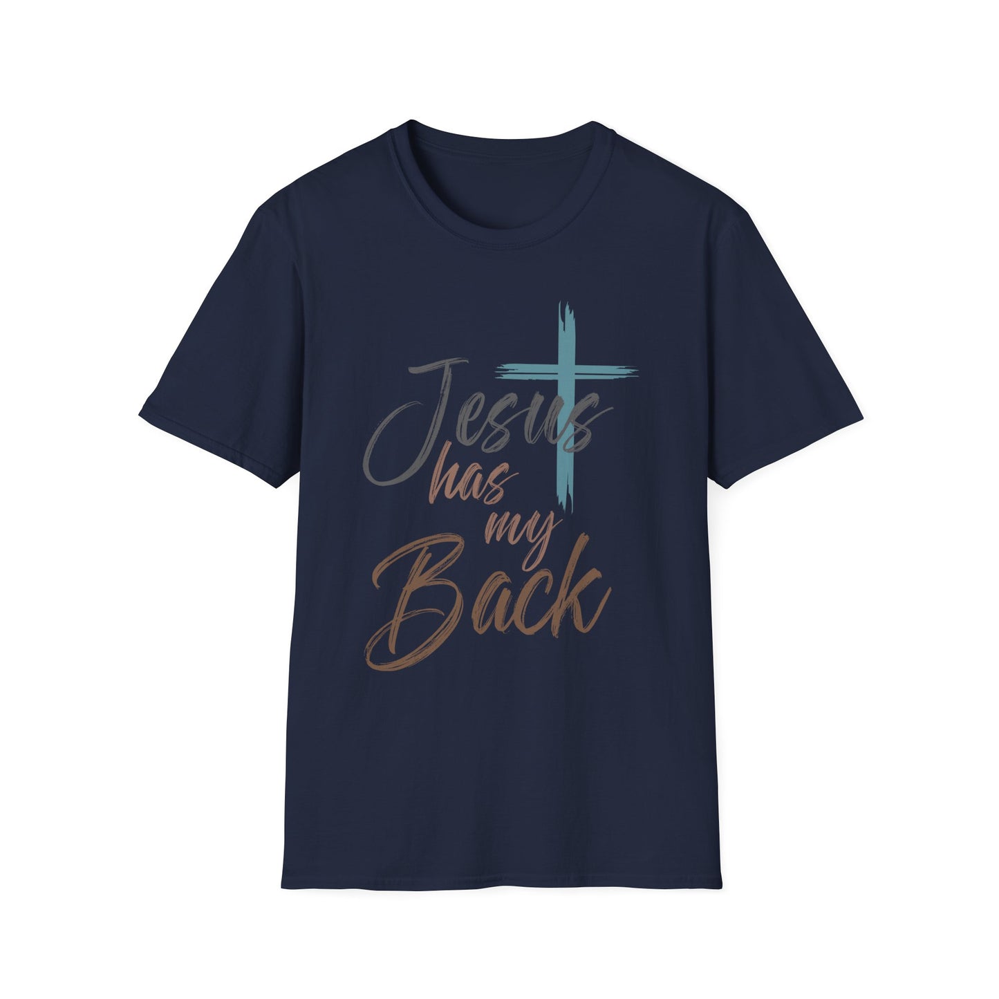 Jesus Has My Back T-Shirt — Christian Faith Cross Shirt