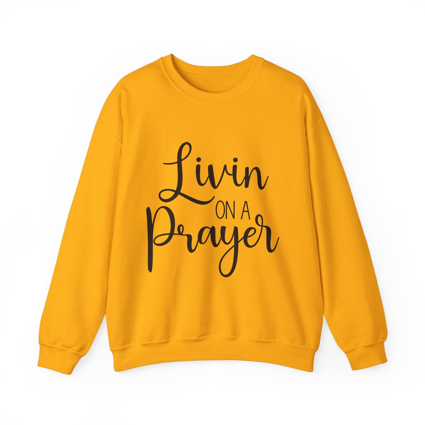 Livin' on a Prayer Crewneck Sweatshirt - Unisex Heavy Blend™