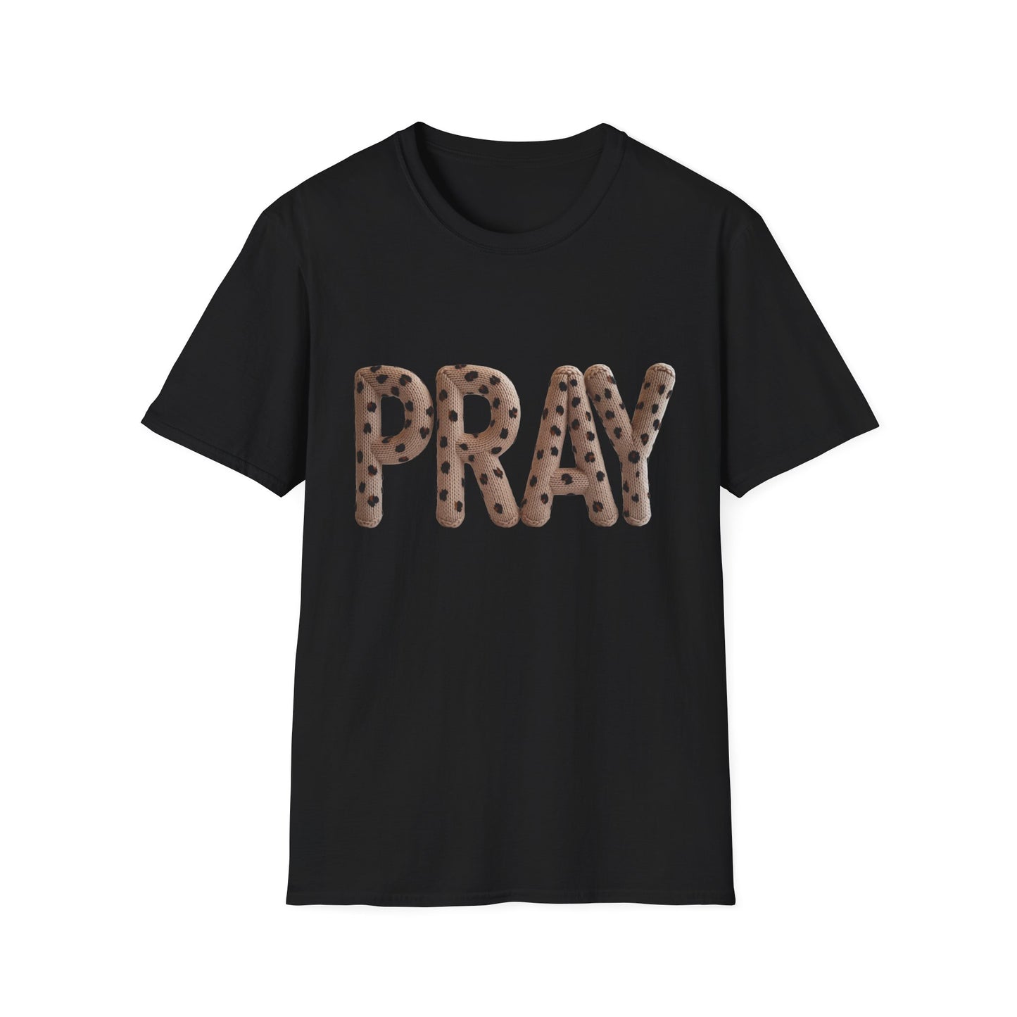 PRAY Leopard Print T-Shirt — Inspirational Faith Graphic Tee
