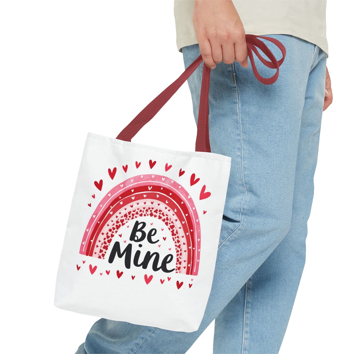 Be Mine Heart Tote Bag - Perfect for Valentine's Day and Everyday Love