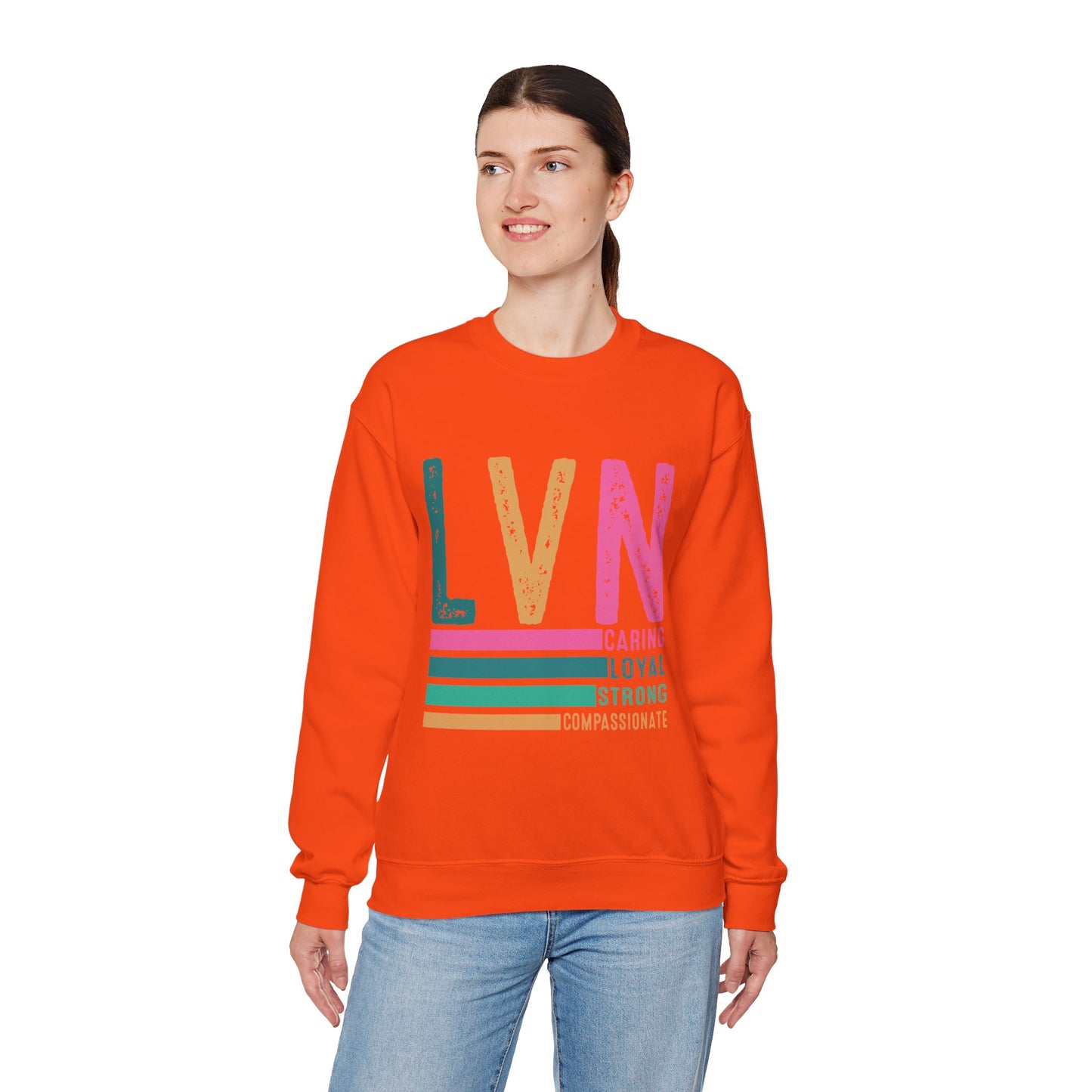 Caring LVN Unisex Sweatshirt - Strong and Loyal Crewneck