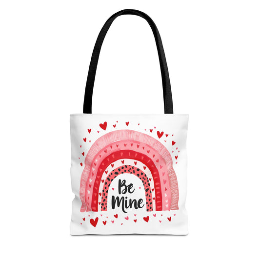 Be Mine Rainbow Tote Bag - Love and Friendship Gift