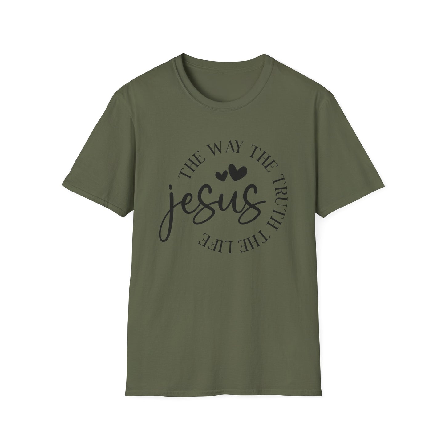 Jesus Faith T-Shirt — "The Way, The Truth, The Life" Christian Tee