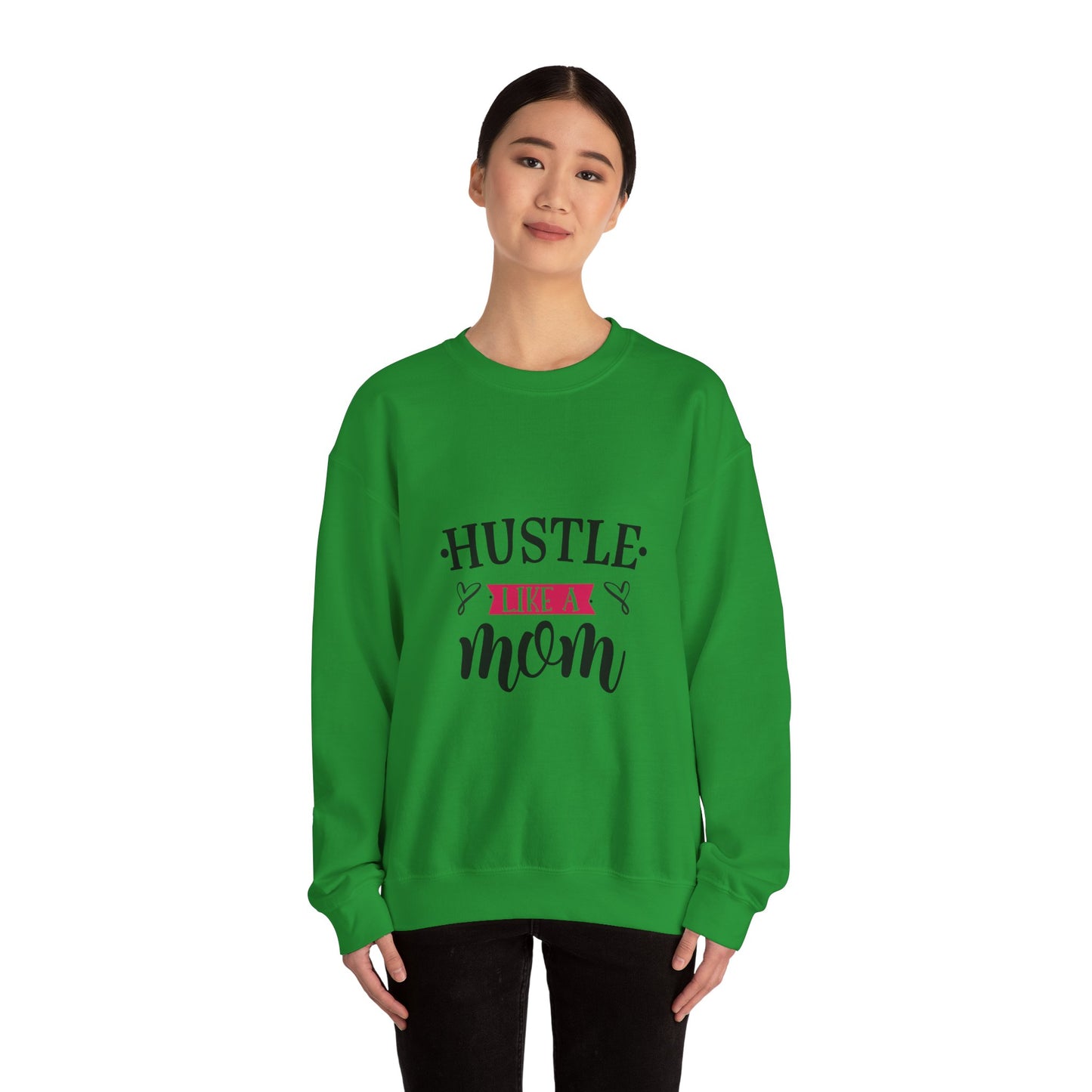 Hustle Like A Mom Unisex Crewneck Sweatshirt