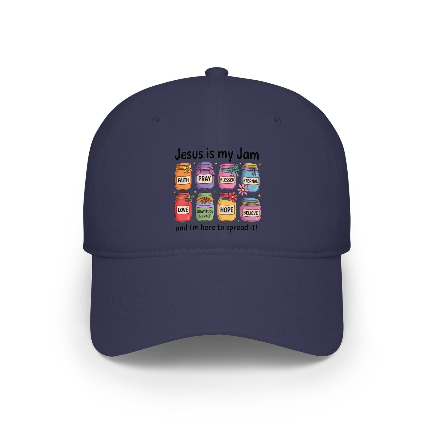Christian Baseball Cap — "Jesus Is My Jam" Low Profile Hat