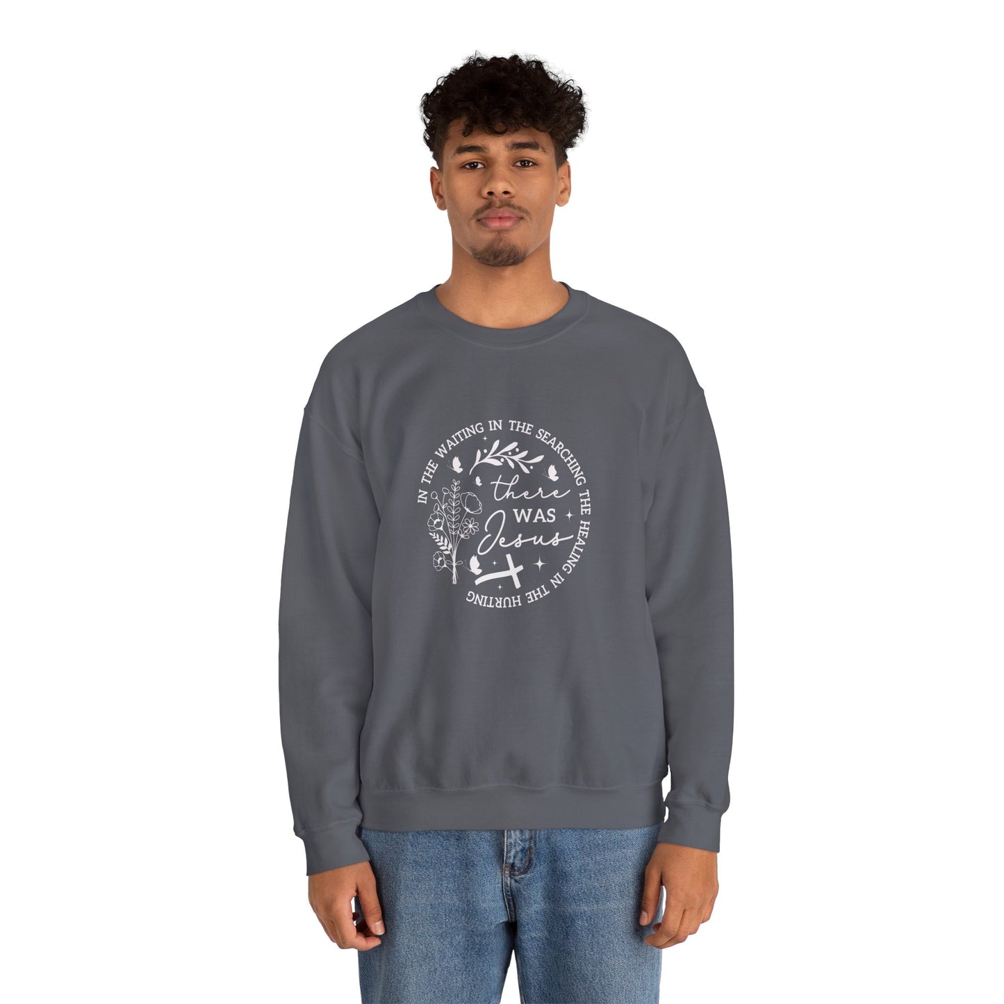 Faith & Comfort Crewneck Sweatshirt - 'In the Waiting' Design