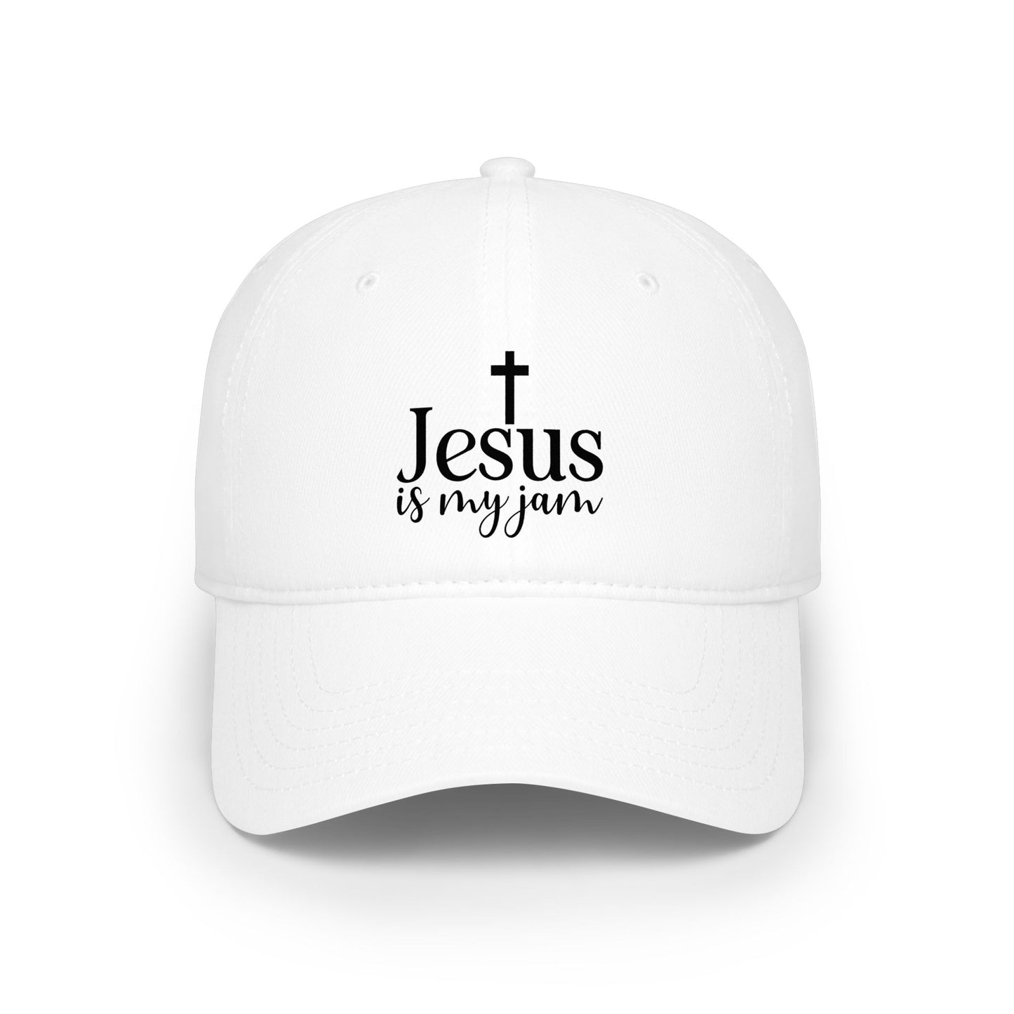 Jesus Is My Jam Low Profile Baseball Cap – Christian Faith Red Hat