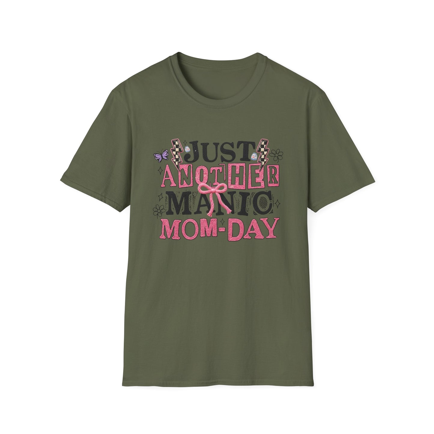 Just Another Manic Mom-Day T-Shirt — Funny Mom Graphic Tee