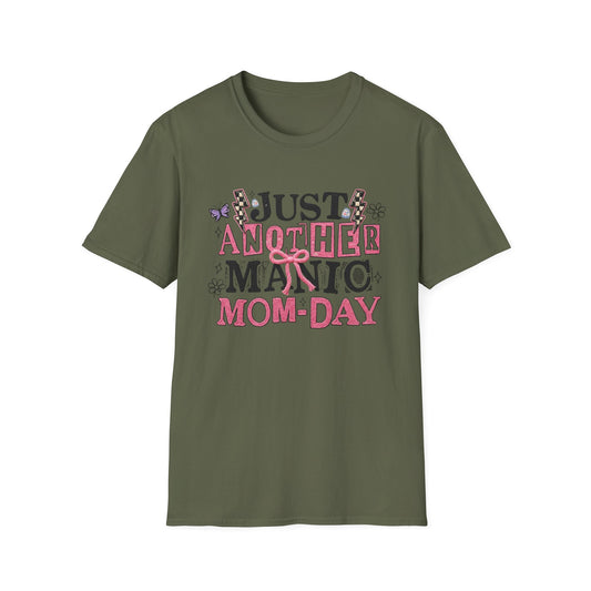 Just Another Manic Mom-Day T-Shirt — Funny Mom Graphic Tee