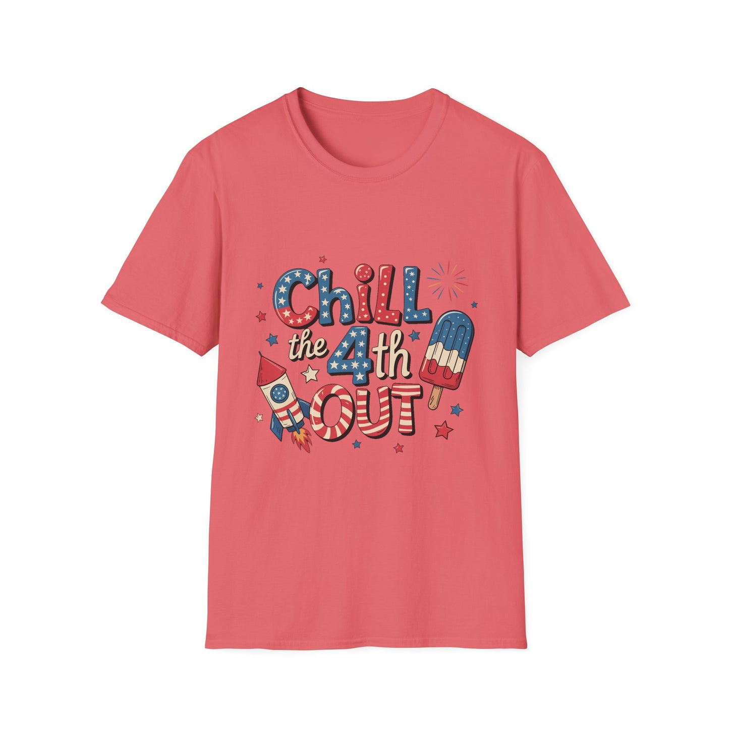 Patriotic Chill T-Shirt, 4th of July Shirt, Independence Day Apparel