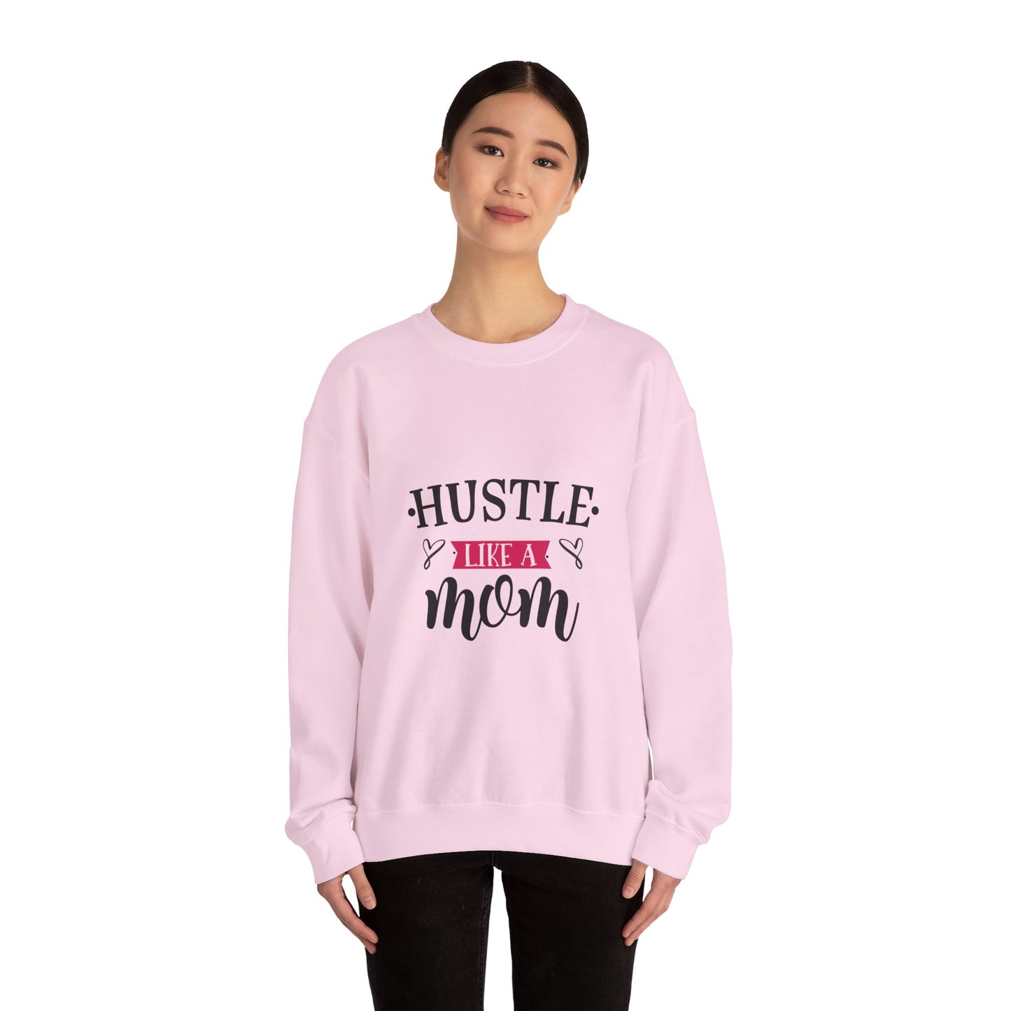 Hustle Like A Mom Unisex Crewneck Sweatshirt