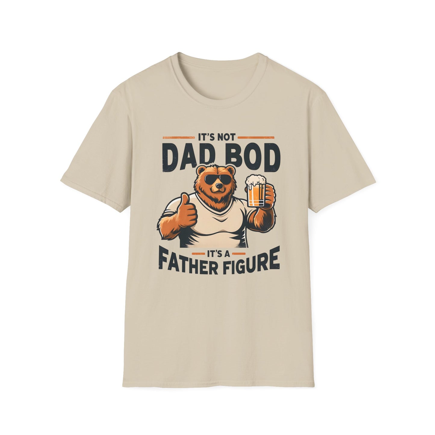 Fun Father Figure T-Shirt, Dad Bod Tee, Gift for Dads, Father's Day Gift