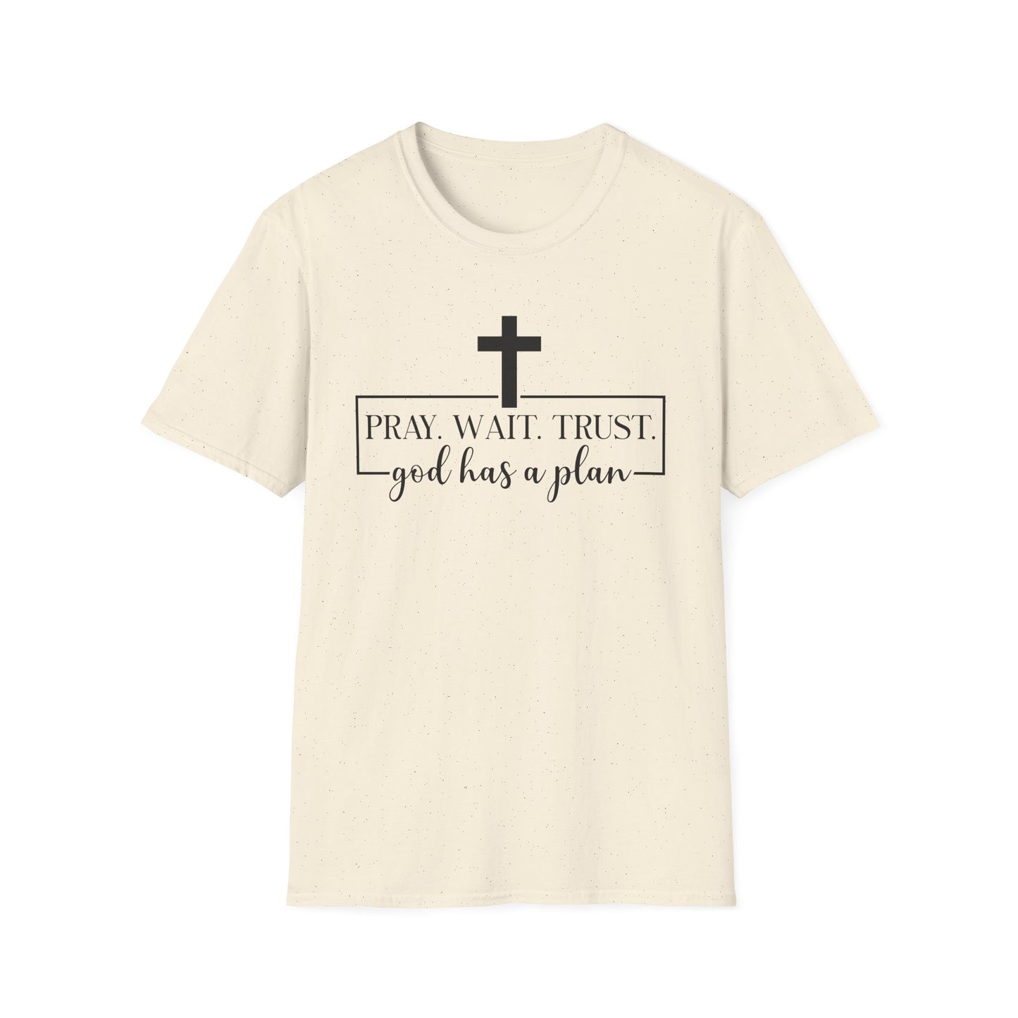 Christian T-Shirt – "Trust. God Has a Plan" Faith Tee