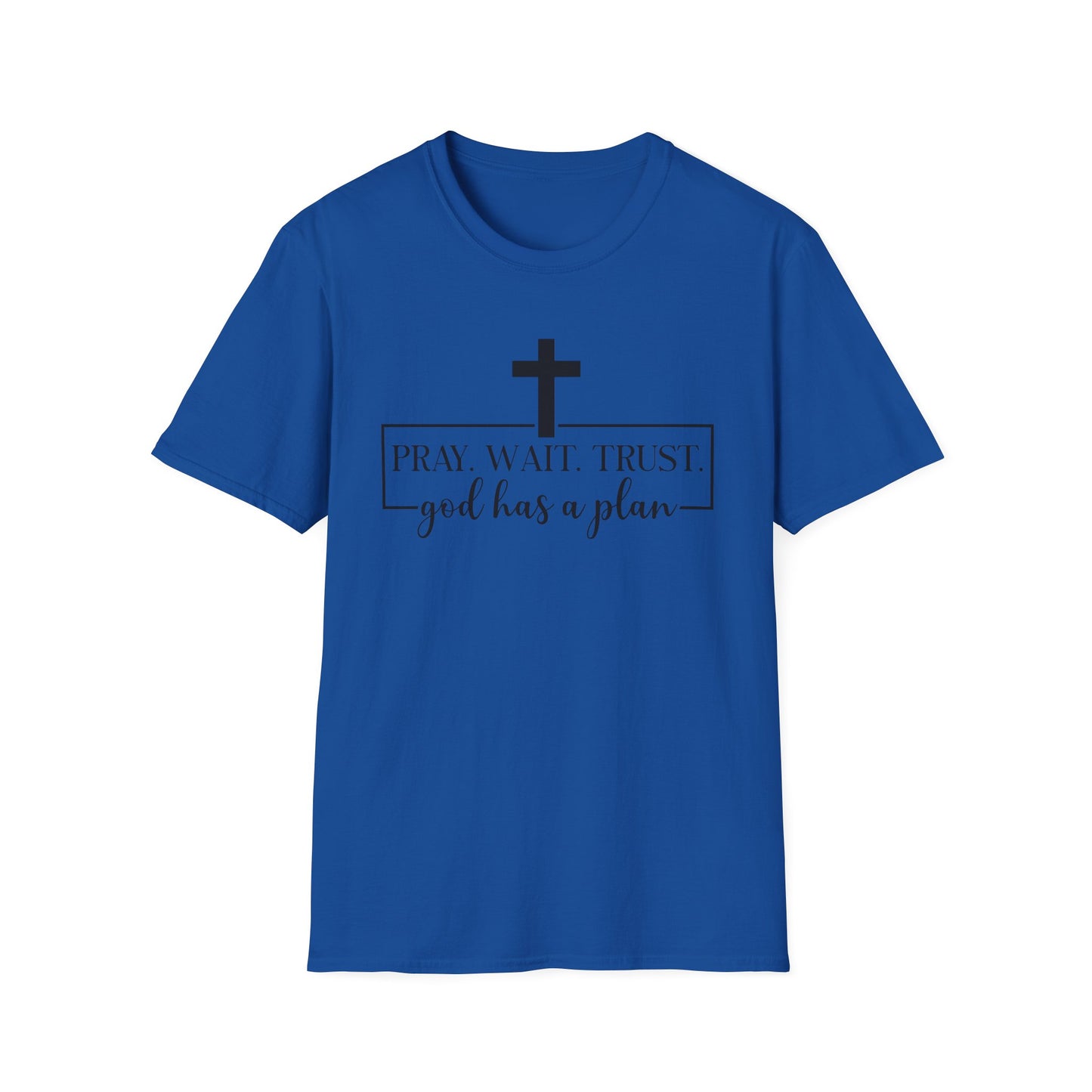 Christian T-Shirt – "Trust. God Has a Plan" Faith Tee