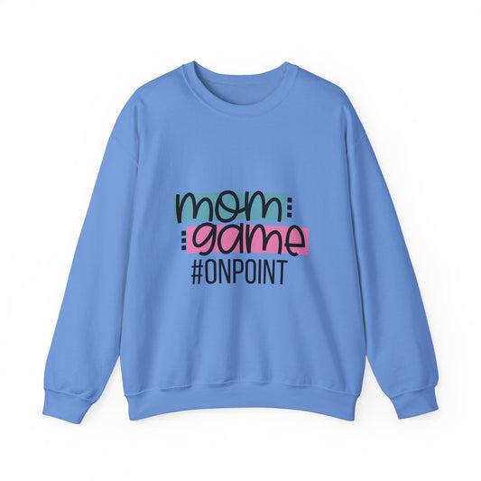 Mom Game On Point Crewneck Sweatshirt