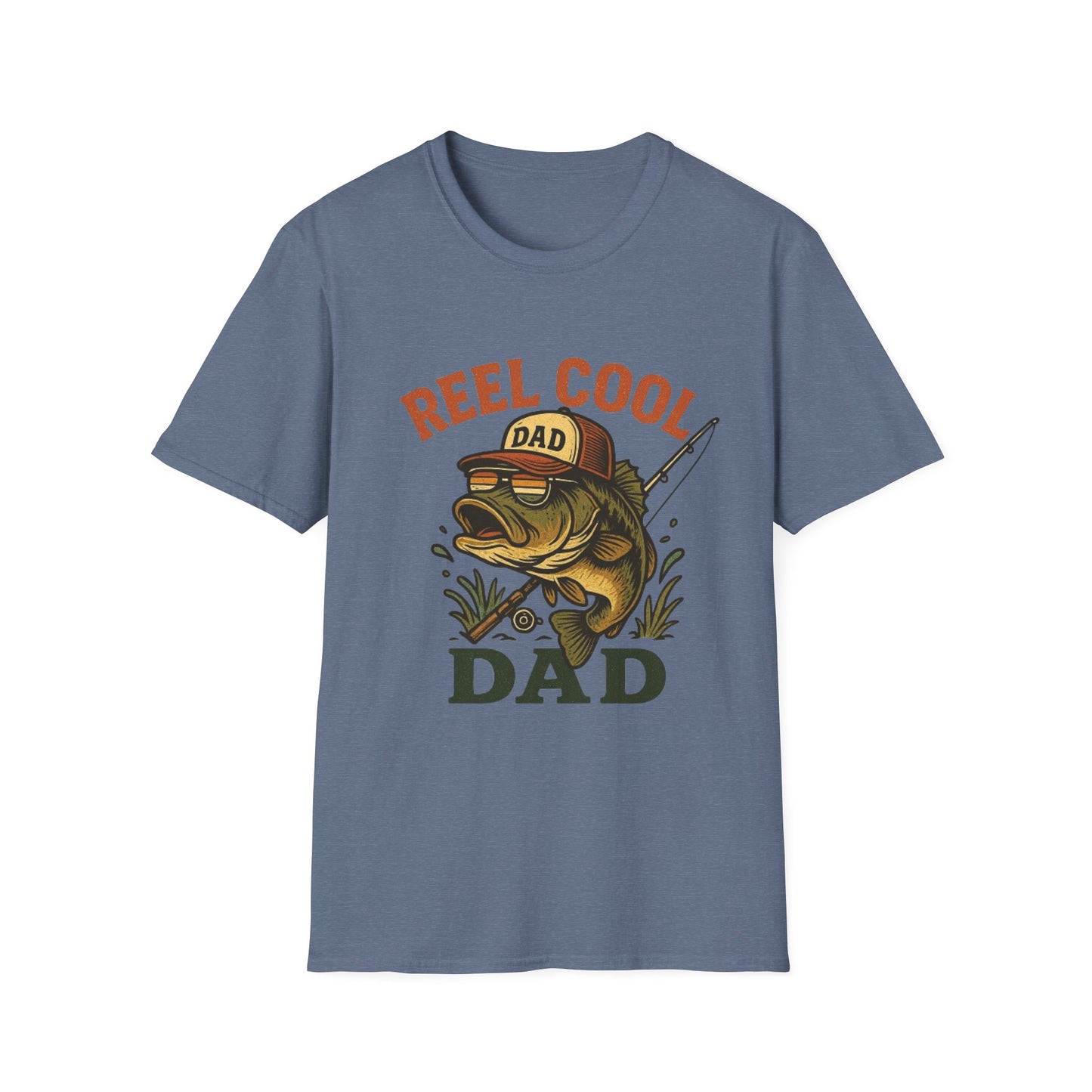 Reel Cool Dad T-Shirt | Fishing Gift, Father's Day Tee