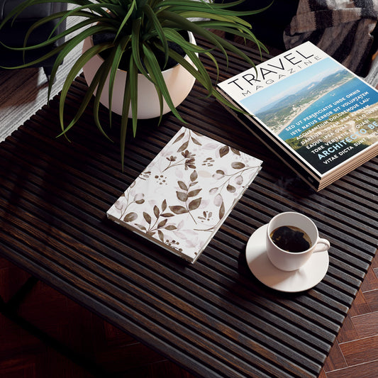 Elegant Floral Hard Backed Journal - Perfect for Note Taking & Journaling