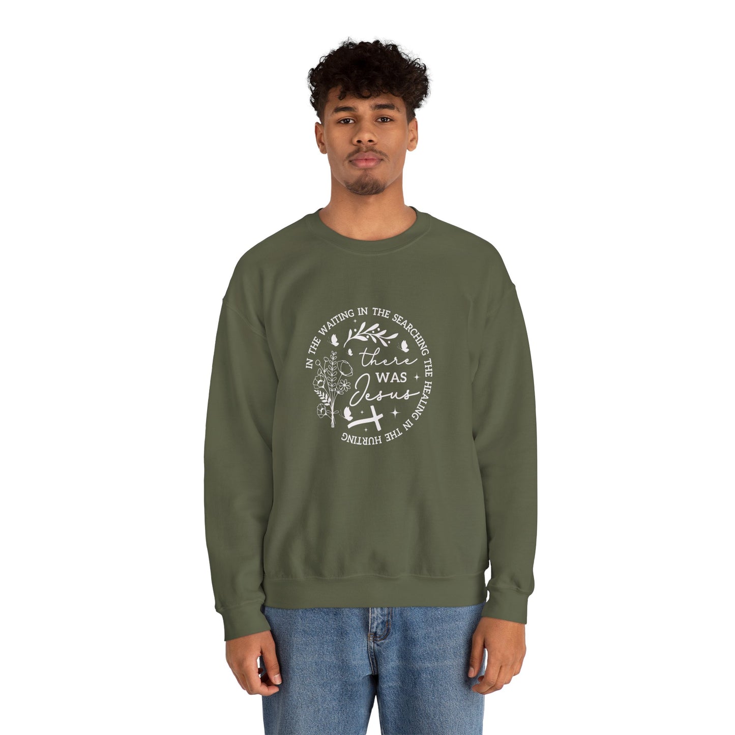 Faith & Comfort Crewneck Sweatshirt - 'In the Waiting' Design