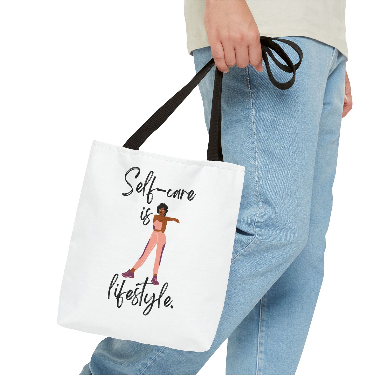 Self-Care Lifestyle Tote Bag - Perfect for Wellness Enthusiasts