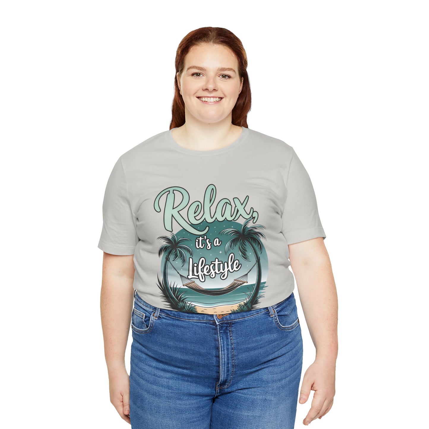 Relax, It's a Lifestyle Unisex Jersey Tee - Perfect for Beach Lovers & Vacation Vibes